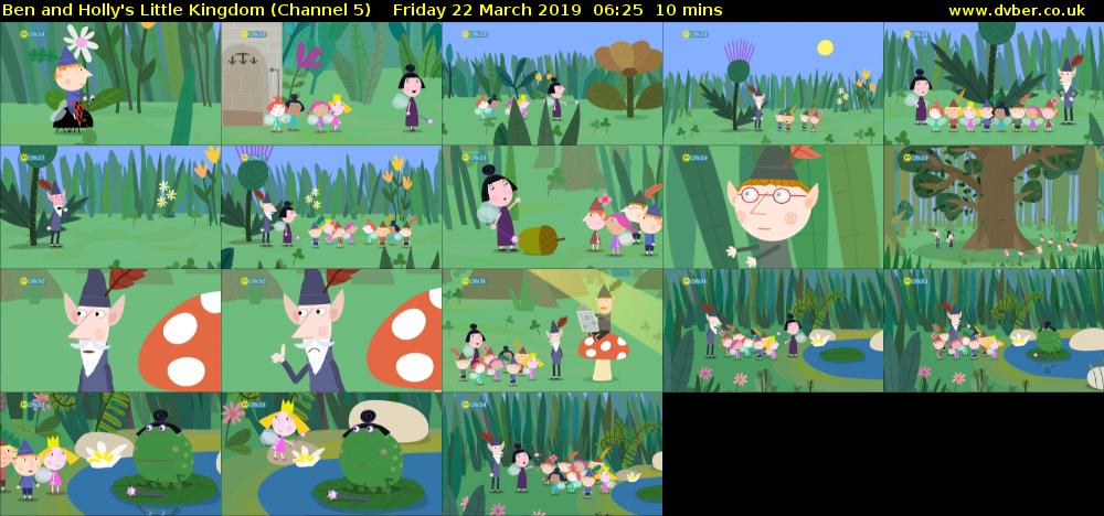 Ben and Holly's Little Kingdom (Channel 5) Friday 22 March 2019 06:25 - 06:35