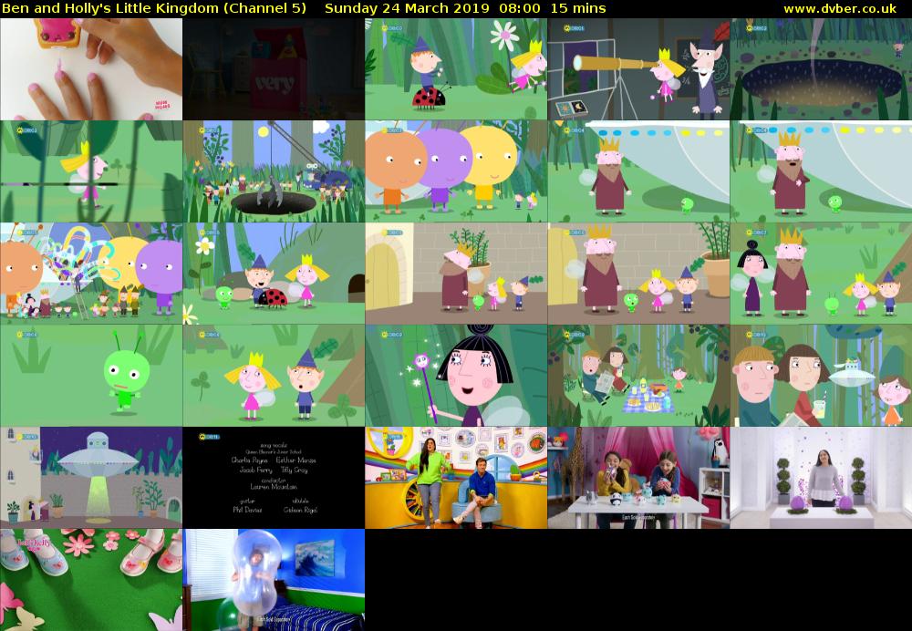 Ben and Holly's Little Kingdom (Channel 5) Sunday 24 March 2019 08:00 - 08:15