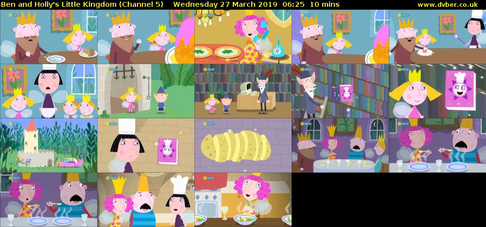 Ben and Holly's Little Kingdom (Channel 5) Wednesday 27 March 2019 06:25 - 06:35