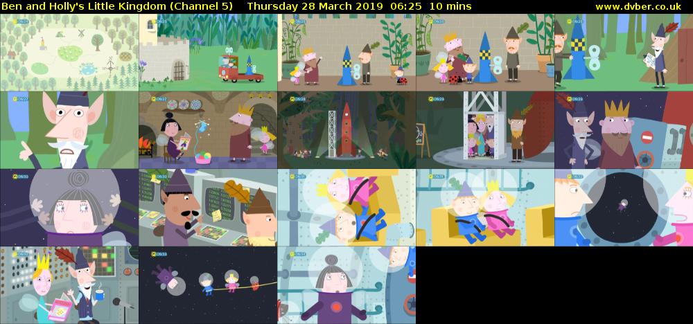 Ben and Holly's Little Kingdom (Channel 5) Thursday 28 March 2019 06:25 - 06:35