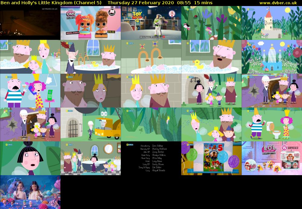Ben and Holly's Little Kingdom (Channel 5) Thursday 27 February 2020 08:55 - 09:10