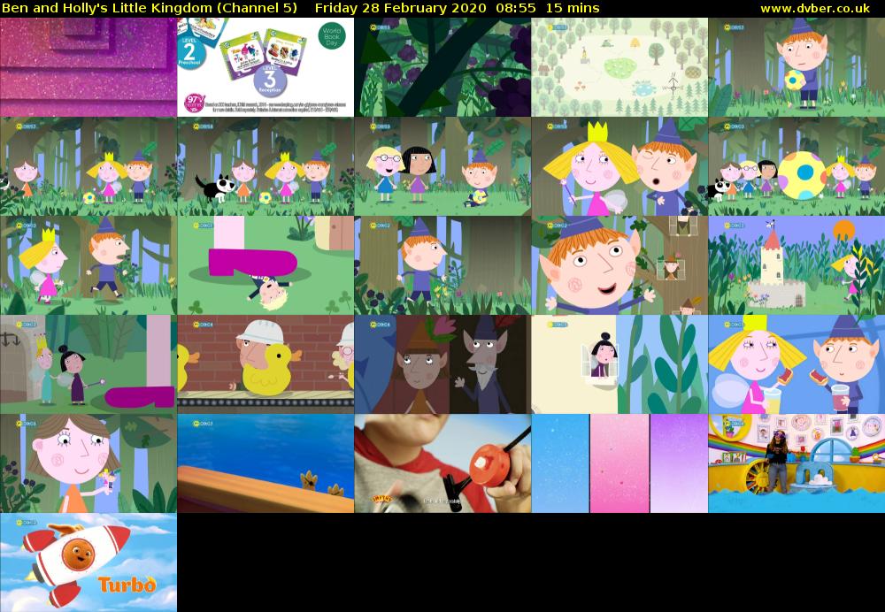 Ben and Holly's Little Kingdom (Channel 5) Friday 28 February 2020 08:55 - 09:10