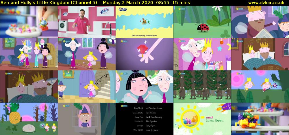 Ben and Holly's Little Kingdom (Channel 5) Monday 2 March 2020 08:55 - 09:10