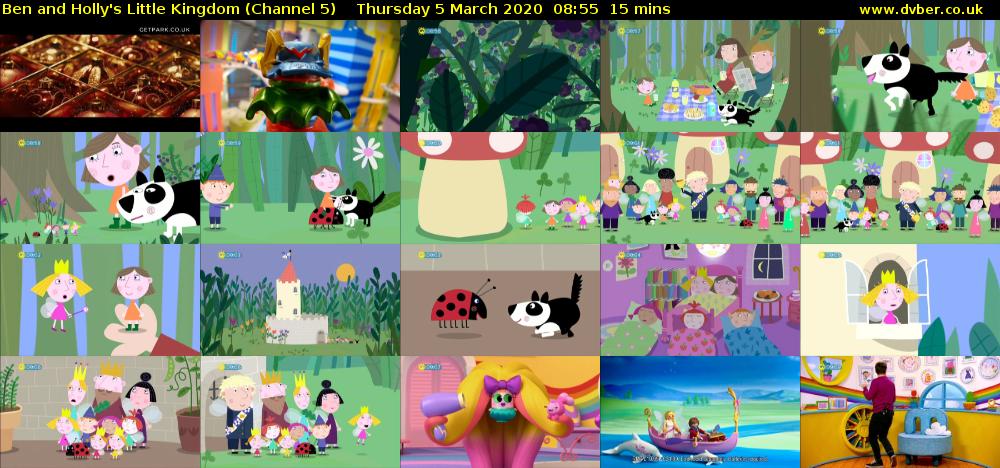 Ben and Holly's Little Kingdom (Channel 5) Thursday 5 March 2020 08:55 - 09:10