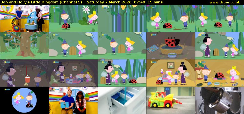 Ben and Holly's Little Kingdom (Channel 5) Saturday 7 March 2020 07:40 - 07:55