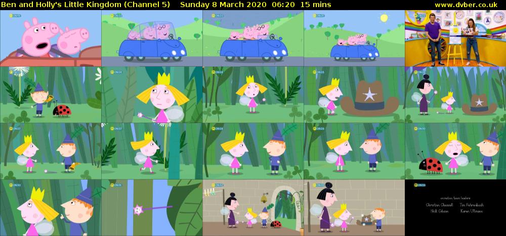 Ben and Holly's Little Kingdom (Channel 5) Sunday 8 March 2020 06:20 - 06:35