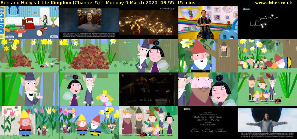 Ben and Holly's Little Kingdom (Channel 5) Monday 9 March 2020 08:55 - 09:10