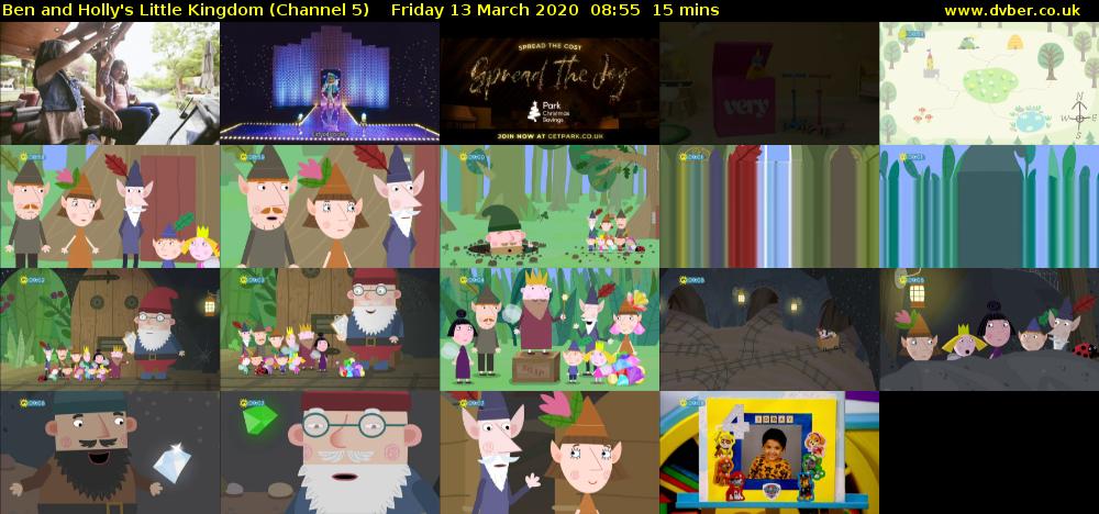 Ben and Holly's Little Kingdom (Channel 5) Friday 13 March 2020 08:55 - 09:10