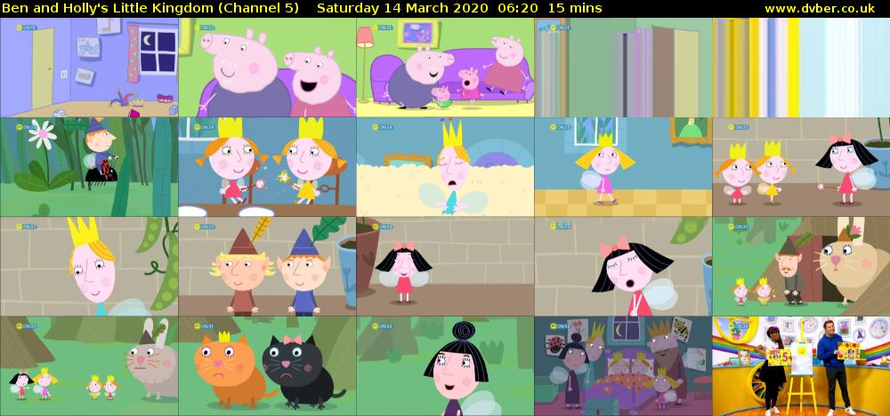 Ben and Holly's Little Kingdom (Channel 5) Saturday 14 March 2020 06:20 - 06:35