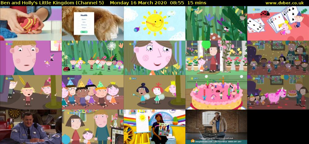 Ben and Holly's Little Kingdom (Channel 5) Monday 16 March 2020 08:55 - 09:10