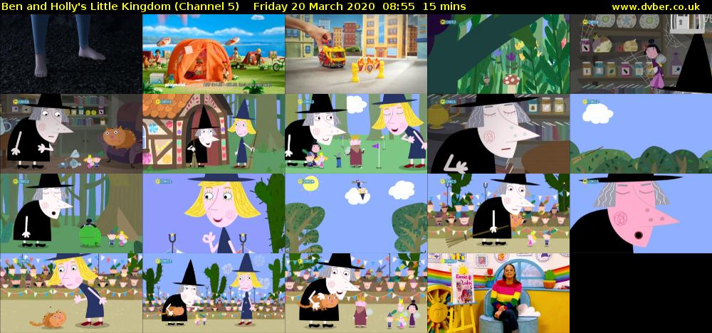 Ben and Holly's Little Kingdom (Channel 5) Friday 20 March 2020 08:55 - 09:10
