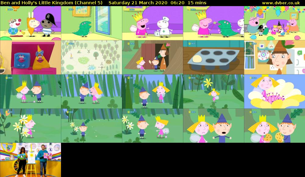 Ben and Holly's Little Kingdom (Channel 5) Saturday 21 March 2020 06:20 - 06:35