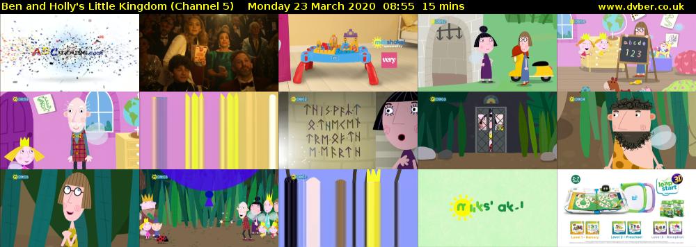 Ben and Holly's Little Kingdom (Channel 5) Monday 23 March 2020 08:55 - 09:10