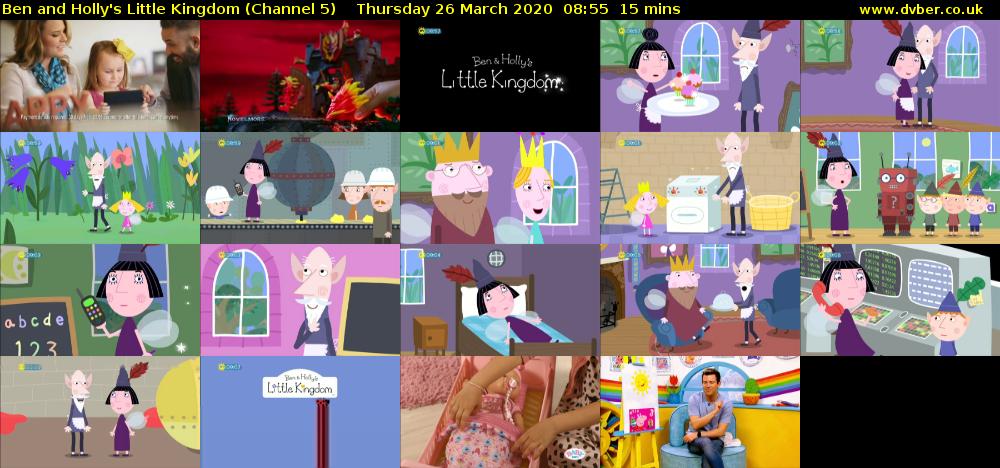 Ben and Holly's Little Kingdom (Channel 5) Thursday 26 March 2020 08:55 - 09:10