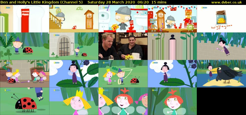 Ben and Holly's Little Kingdom (Channel 5) Saturday 28 March 2020 06:20 - 06:35