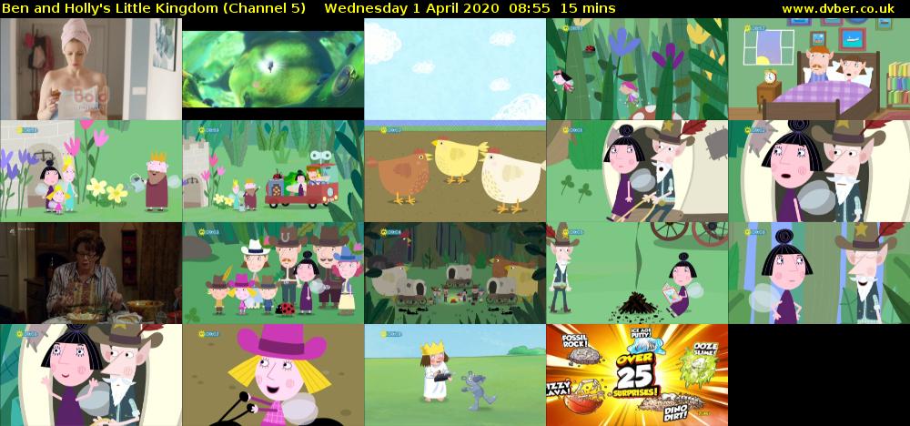 Ben and Holly's Little Kingdom (Channel 5) Wednesday 1 April 2020 08:55 - 09:10