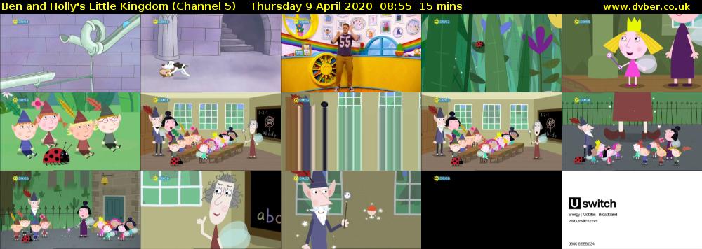 Ben and Holly's Little Kingdom (Channel 5) Thursday 9 April 2020 08:55 - 09:10
