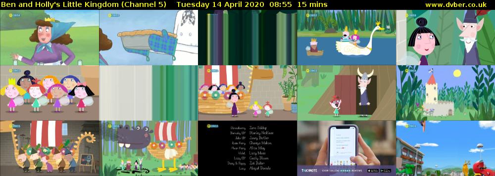 Ben and Holly's Little Kingdom (Channel 5) Tuesday 14 April 2020 08:55 - 09:10
