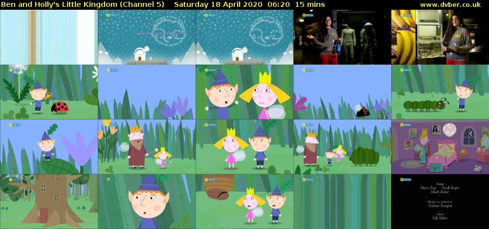Ben and Holly's Little Kingdom (Channel 5) Saturday 18 April 2020 06:20 - 06:35