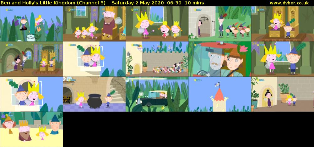 Ben and Holly's Little Kingdom (Channel 5) Saturday 2 May 2020 06:30 - 06:40