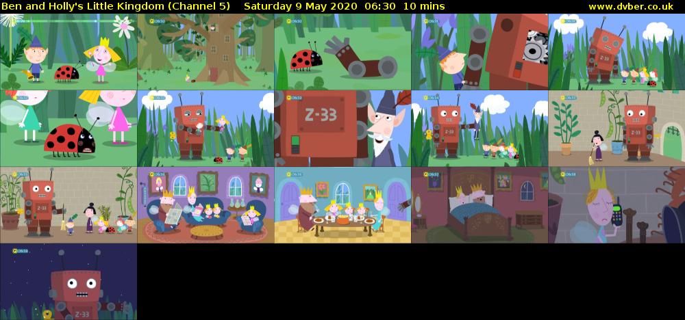 Ben and Holly's Little Kingdom (Channel 5) Saturday 9 May 2020 06:30 - 06:40