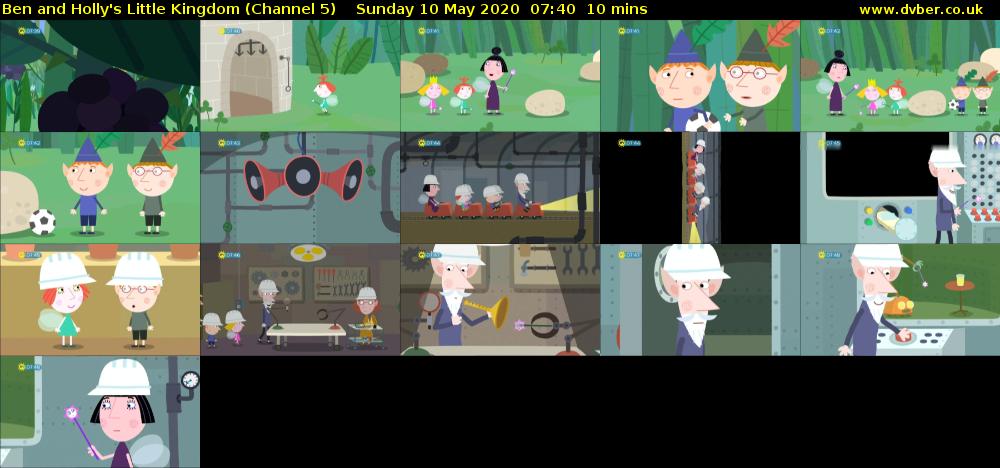 Ben and Holly's Little Kingdom (Channel 5) Sunday 10 May 2020 07:40 - 07:50