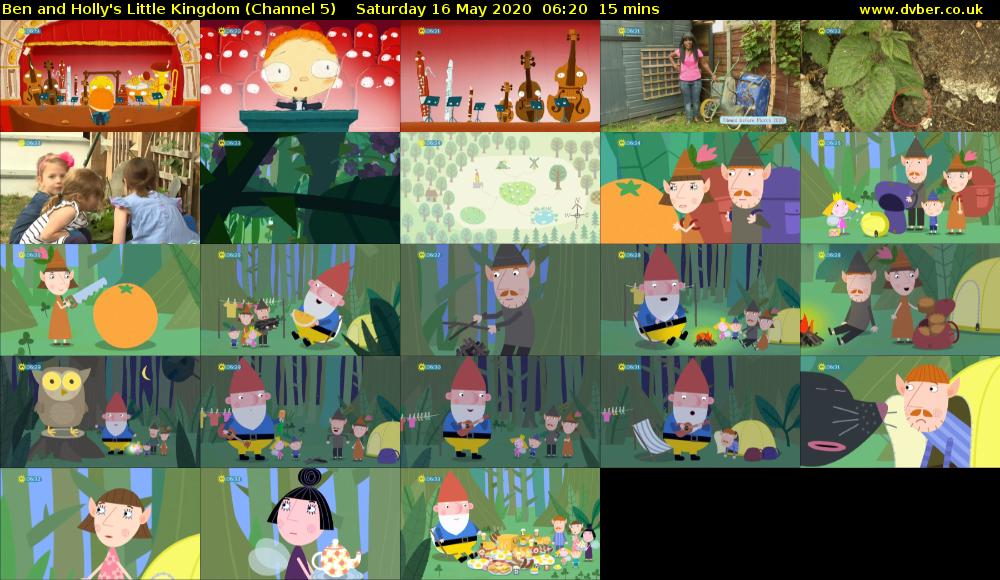 Ben and Holly's Little Kingdom (Channel 5) Saturday 16 May 2020 06:20 - 06:35