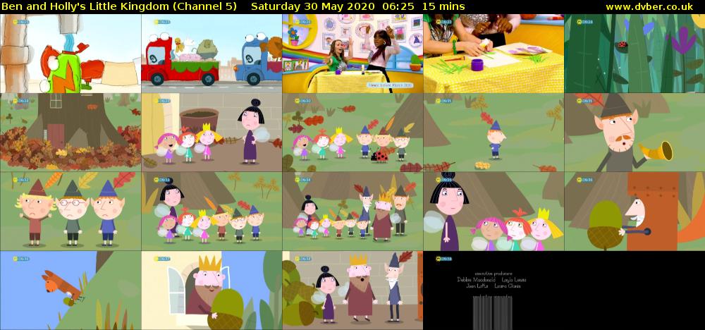 Ben and Holly's Little Kingdom (Channel 5) Saturday 30 May 2020 06:25 - 06:40