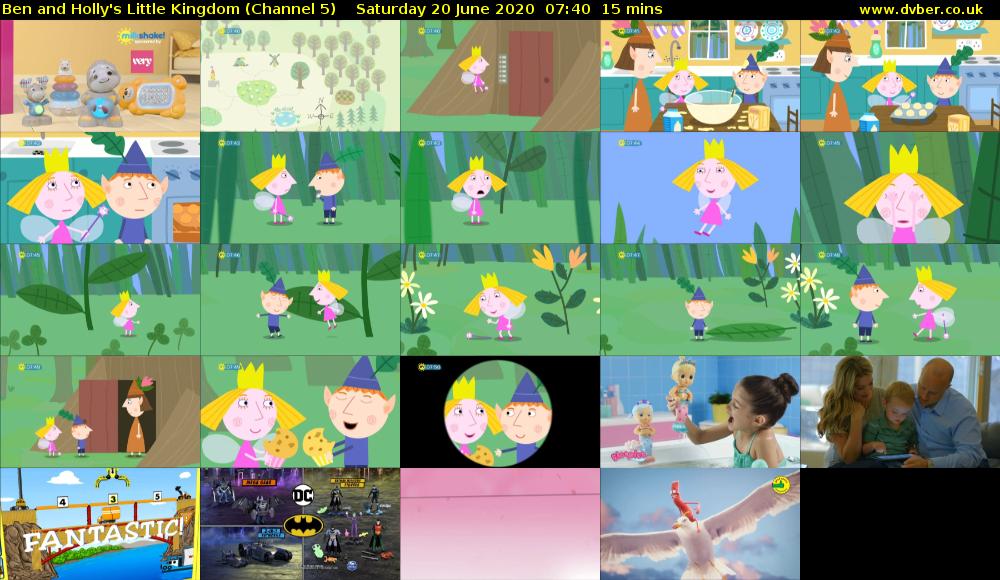 Ben and Holly's Little Kingdom (Channel 5) Saturday 20 June 2020 07:40 - 07:55