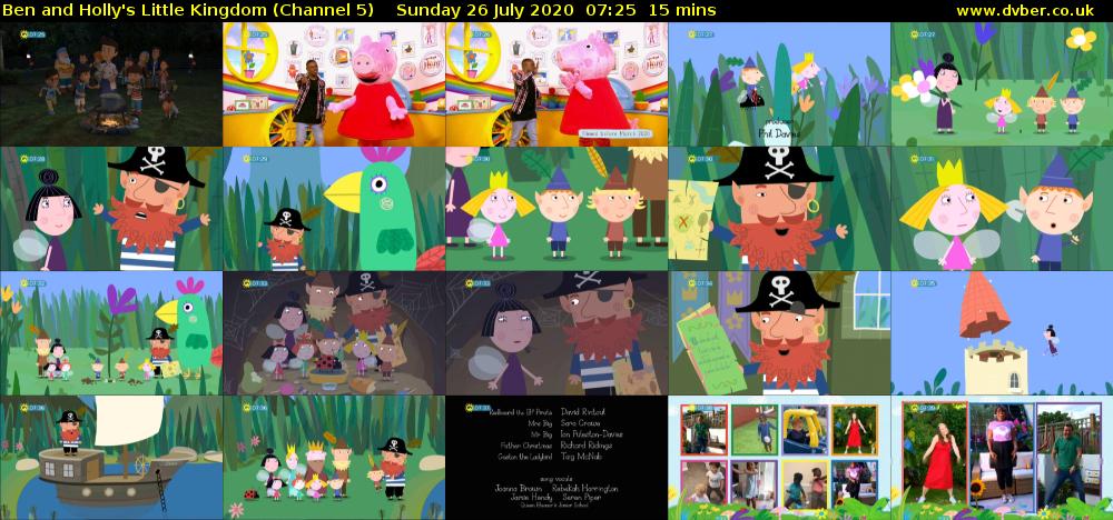 Ben and Holly's Little Kingdom (Channel 5) Sunday 26 July 2020 07:25 - 07:40
