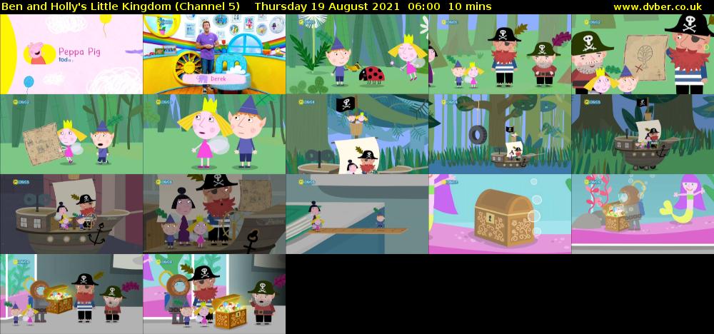 Ben and Holly's Little Kingdom (Channel 5) Thursday 19 August 2021 06:00 - 06:10
