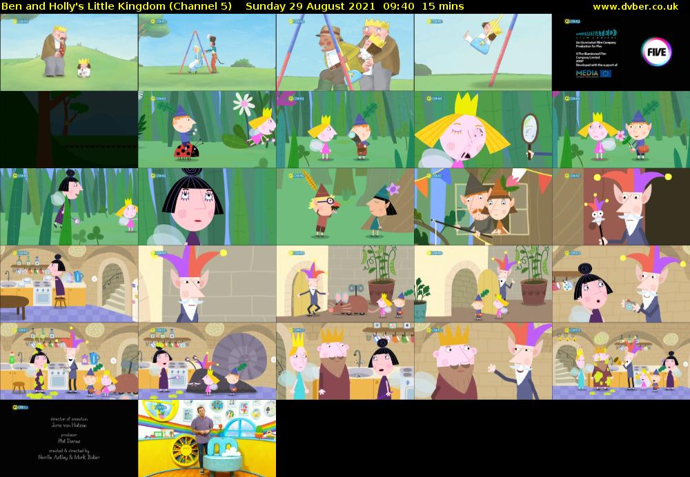 Ben and Holly's Little Kingdom (Channel 5) Sunday 29 August 2021 09:40 - 09:55