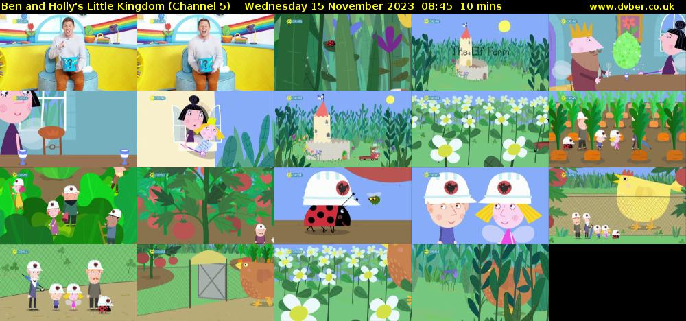 Ben and Holly's Little Kingdom (Channel 5) Wednesday 15 November 2023 08:45 - 08:55