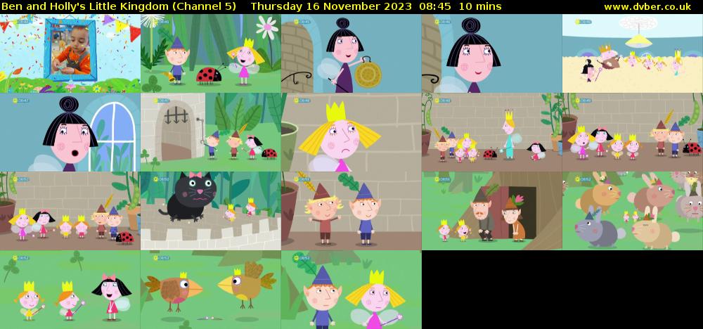 Ben and Holly's Little Kingdom (Channel 5) Thursday 16 November 2023 08:45 - 08:55