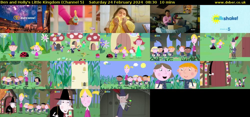 Ben and Holly's Little Kingdom (Channel 5) Saturday 24 February 2024 08:30 - 08:40