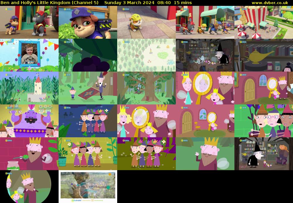 Ben and Holly's Little Kingdom (Channel 5) Sunday 3 March 2024 08:40 - 08:55