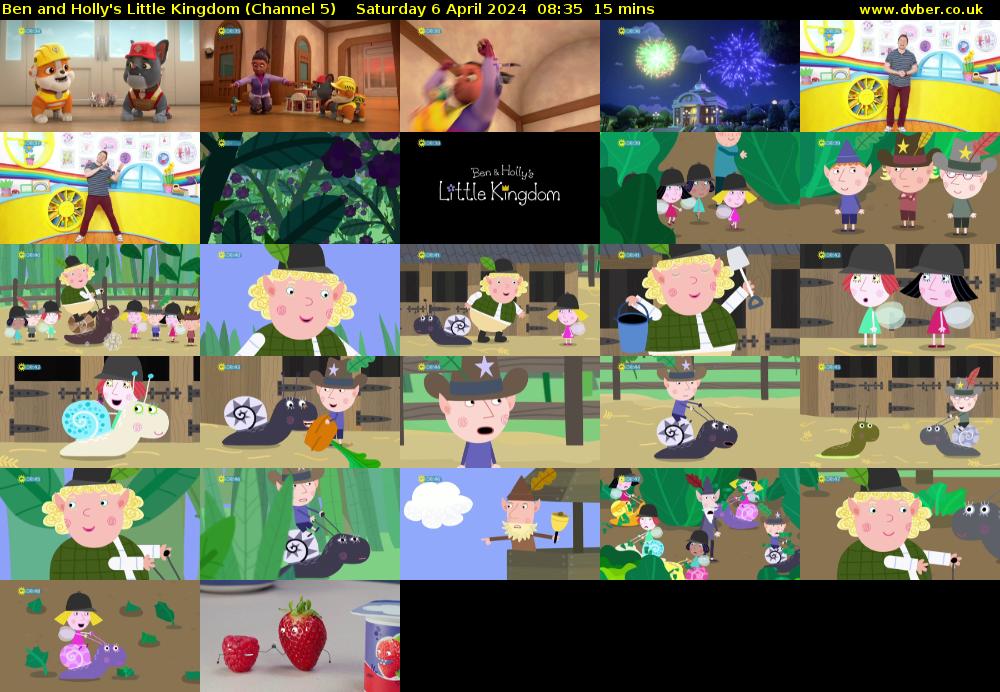Ben and Holly's Little Kingdom (Channel 5) Saturday 6 April 2024 08:35 - 08:50