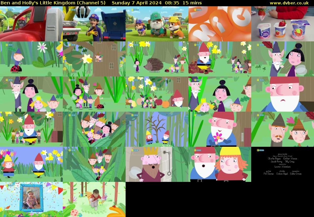 Ben and Holly's Little Kingdom (Channel 5) Sunday 7 April 2024 08:35 - 08:50