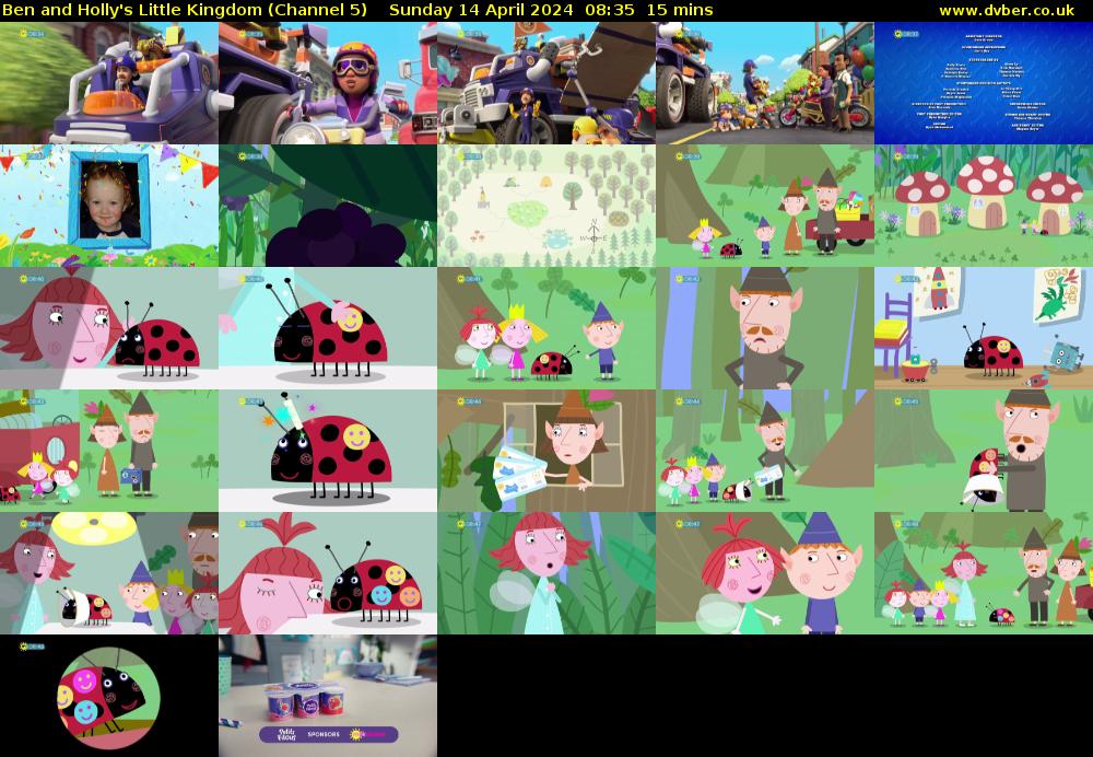 Ben and Holly's Little Kingdom (Channel 5) Sunday 14 April 2024 08:35 - 08:50