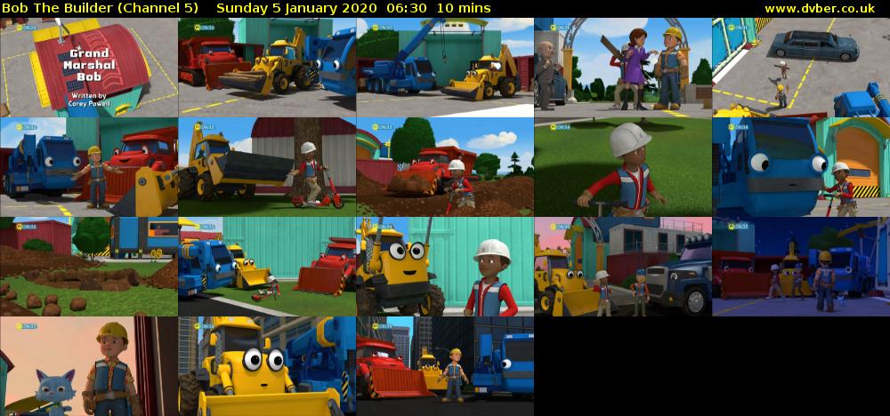 Bob The Builder (Channel 5) Sunday 5 January 2020 06:30 - 06:40