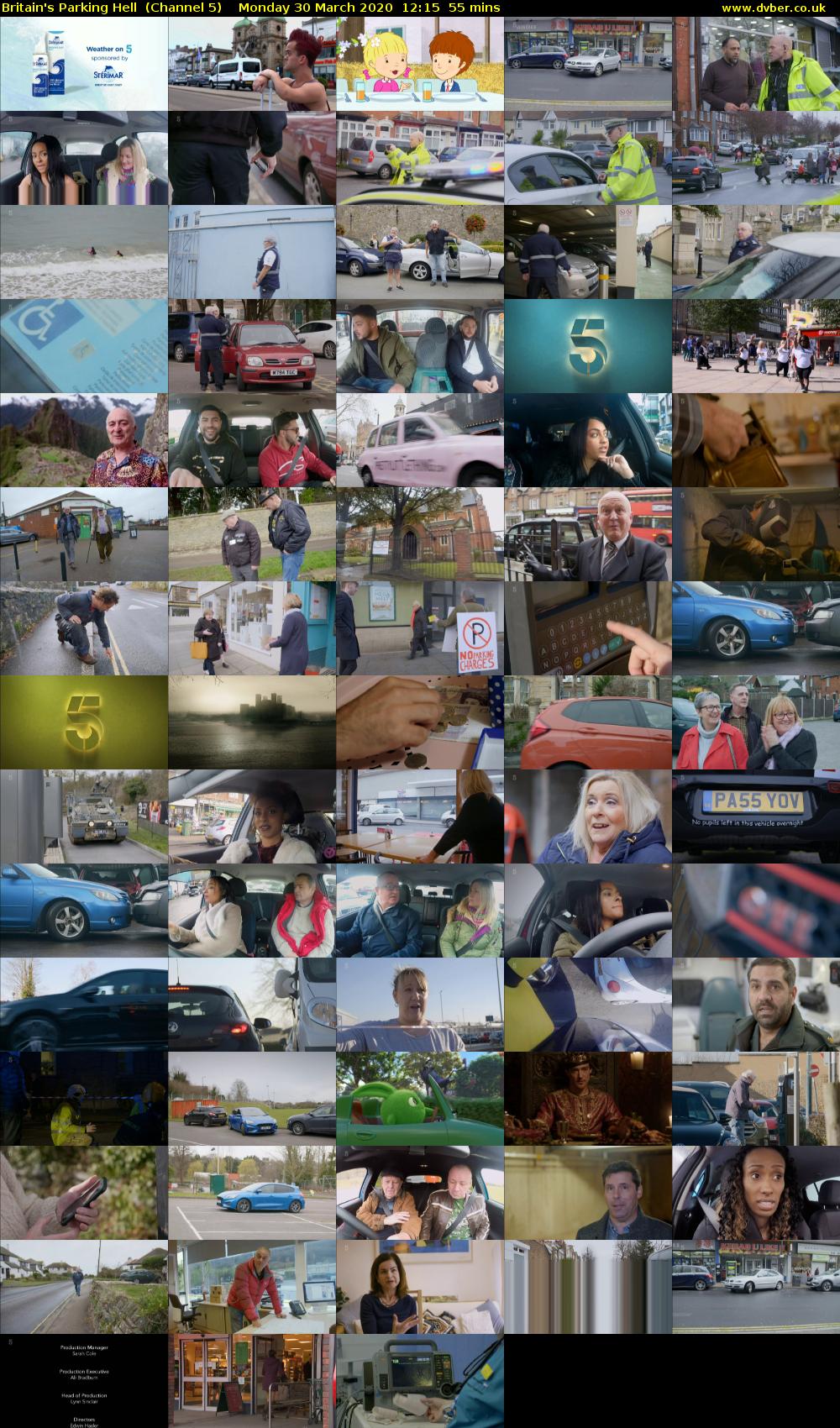 Britain's Parking Hell  (Channel 5) Monday 30 March 2020 12:15 - 13:10