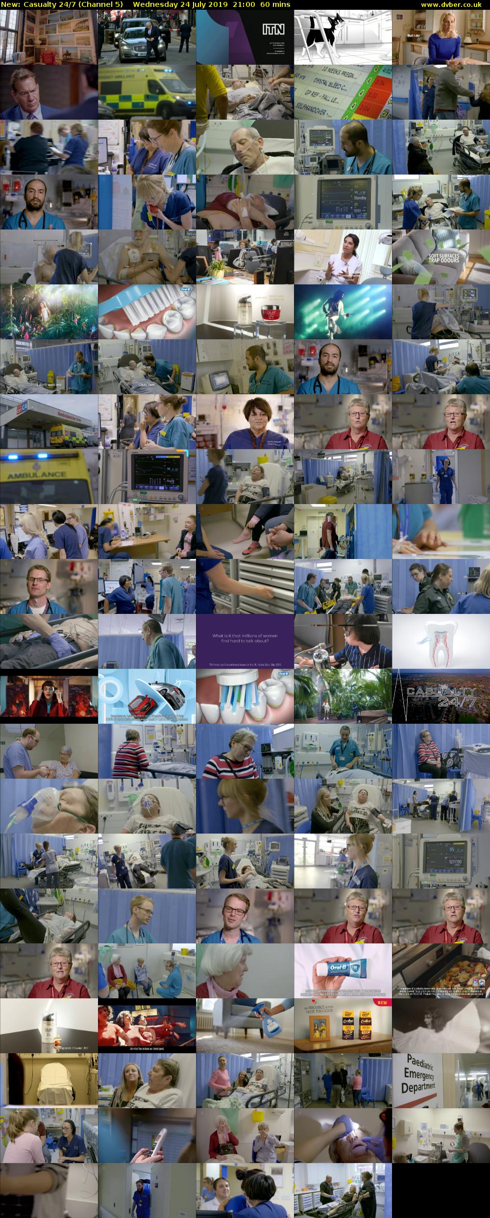 Casualty 24/7 (Channel 5) Wednesday 24 July 2019 21:00 - 22:00