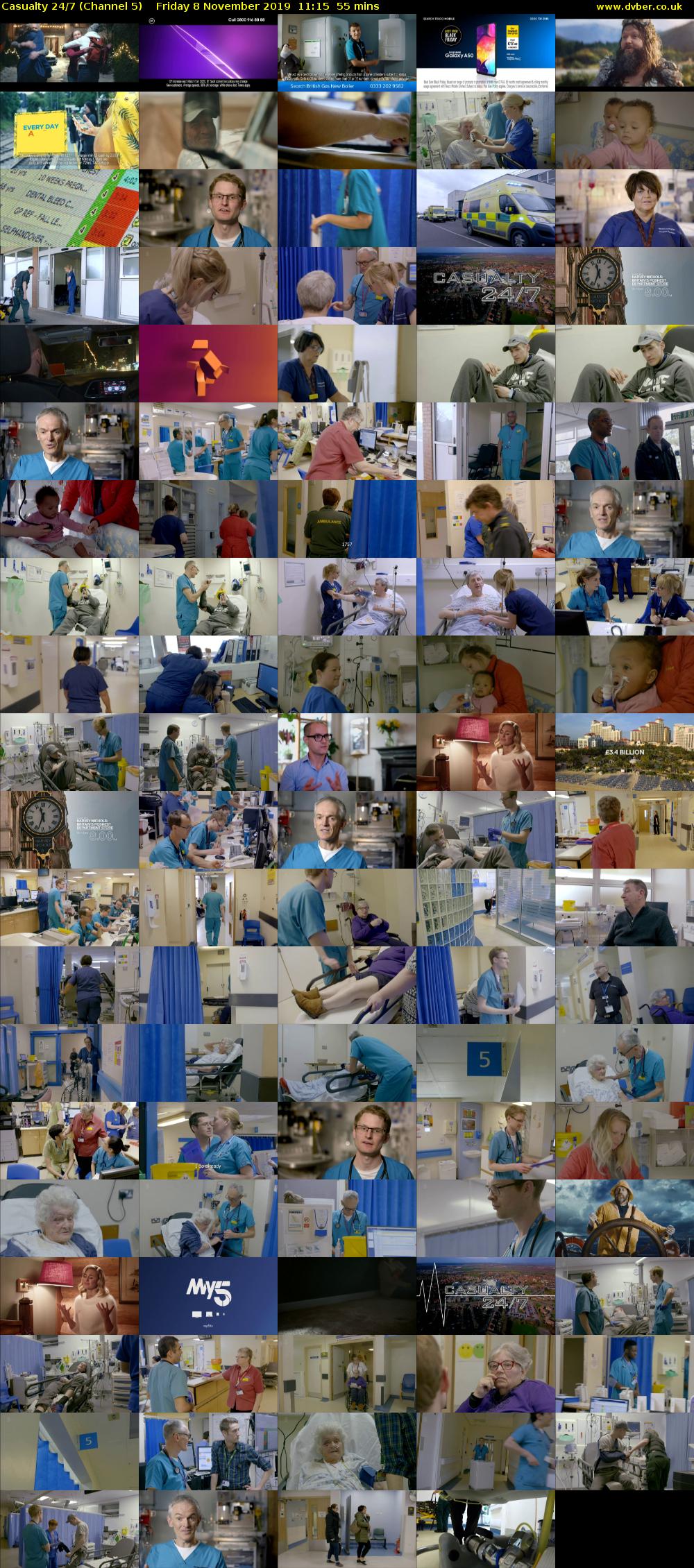 Casualty 24/7 (Channel 5) Friday 8 November 2019 11:15 - 12:10