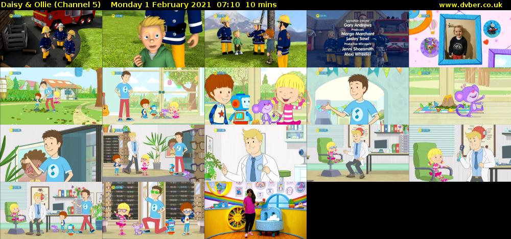 Daisy & Ollie (Channel 5) Monday 1 February 2021 07:10 - 07:20
