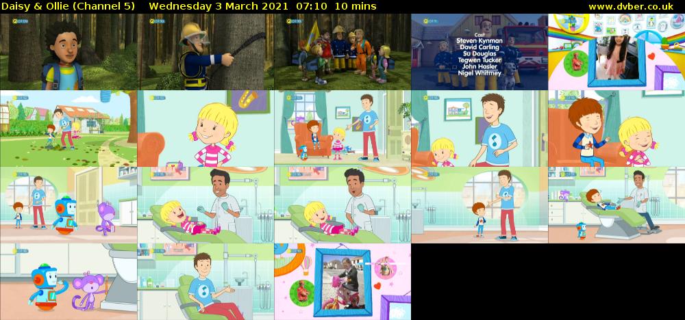 Daisy & Ollie (Channel 5) Wednesday 3 March 2021 07:10 - 07:20