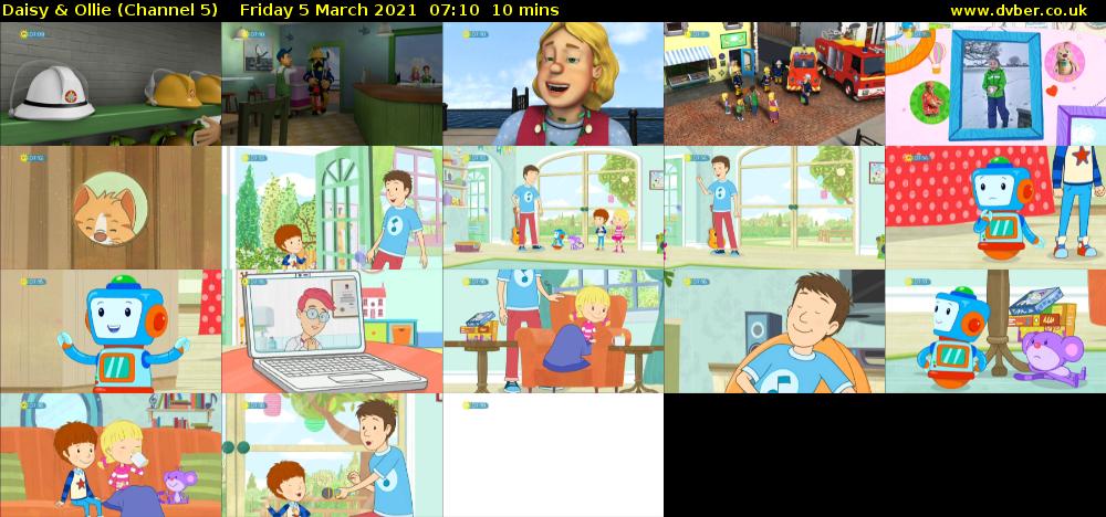 Daisy & Ollie (Channel 5) Friday 5 March 2021 07:10 - 07:20