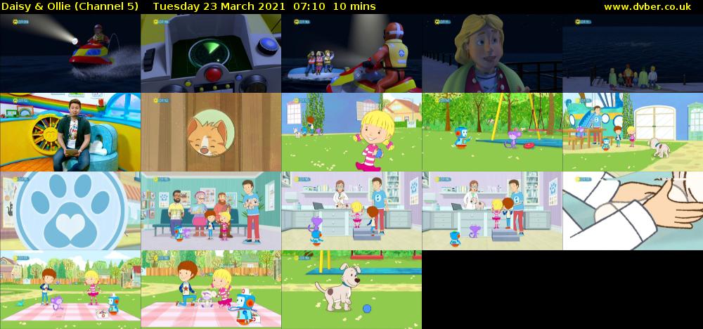 Daisy & Ollie (Channel 5) Tuesday 23 March 2021 07:10 - 07:20