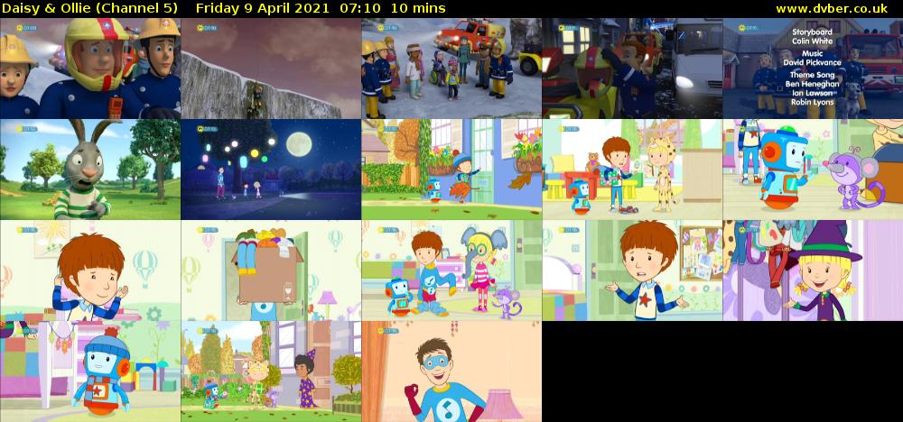 Daisy & Ollie (Channel 5) Friday 9 April 2021 07:10 - 07:20