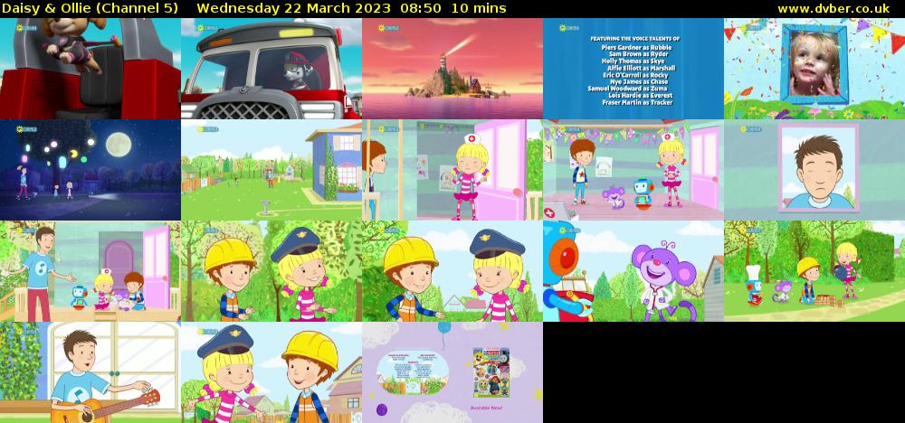 Daisy & Ollie (Channel 5) Wednesday 22 March 2023 08:50 - 09:00