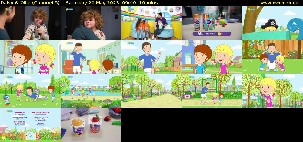 Daisy & Ollie (Channel 5) Saturday 20 May 2023 09:40 - 09:50